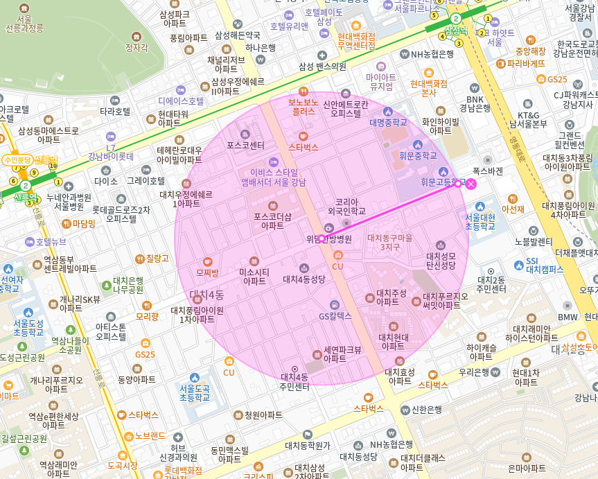 대치동 월주차 | 대치사거리 3분·휘문중·휘문고 6분, 24시간 전일 운영, 기계식 주차장