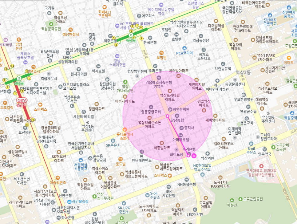 역삼동 월주차 | 역삼로 논현로 인근 편리한 월주차장