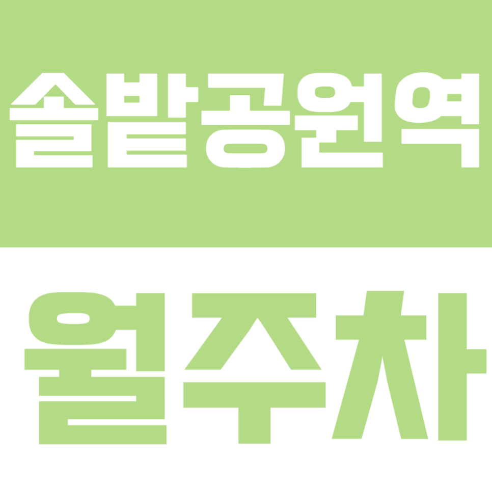 솔밭공원역 월주차 │ 도보 2분! 조용한 주거권에서 찾기 어려운 가성비 정기주차✨ 대표 이미지