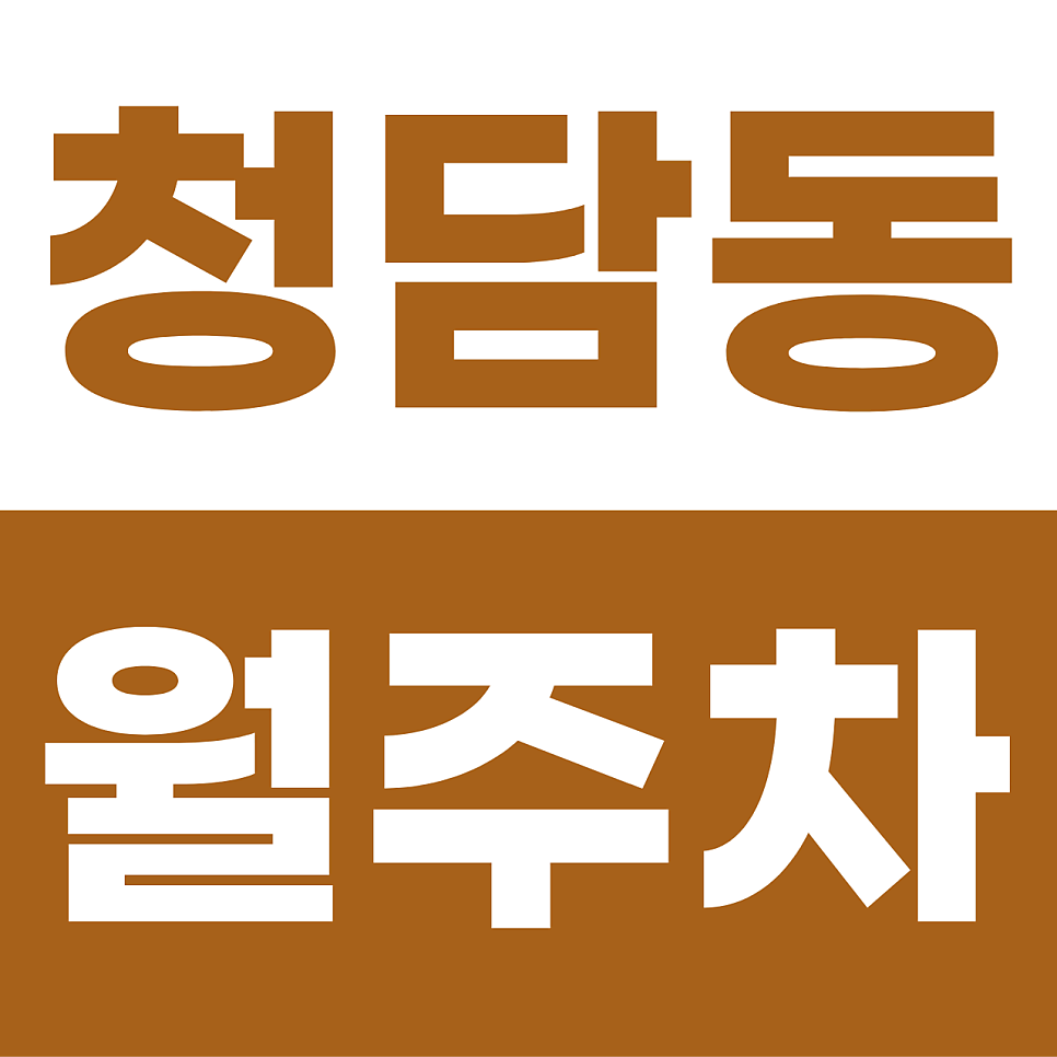 청담동 월주차 | 도산대로에 나만의 주차장이? 이중주차 스트레스 없는 단일 자주식 명당 대표 이미지