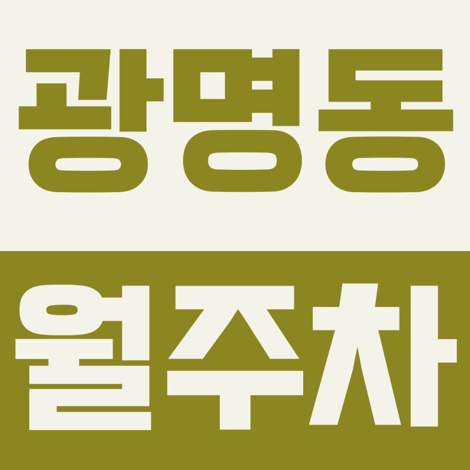 광명동 월주차 | 광명사거리역 7분! 강남 출퇴근족을 위한 13만 원대 24시 차단기 지정석 대표 이미지
