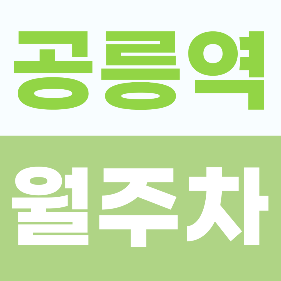 [2026] 공릉역 월주차: 평일 10만원! SUV도 가능한 단일 자주식 명당 (20480번) 대표 이미지