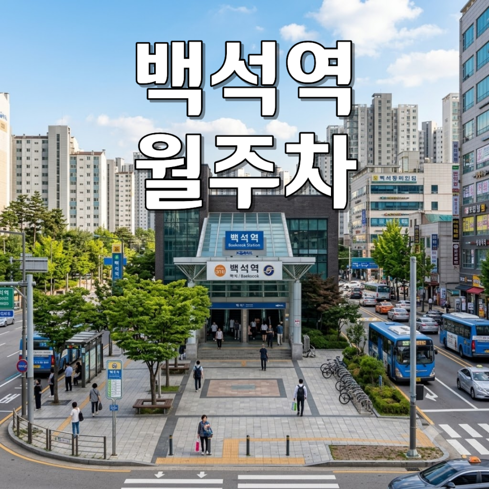 백석역 월주차ㅣRV·SUV도 가능한 100% 자주식 24시 월 13만 원대 주차장 대표 이미지