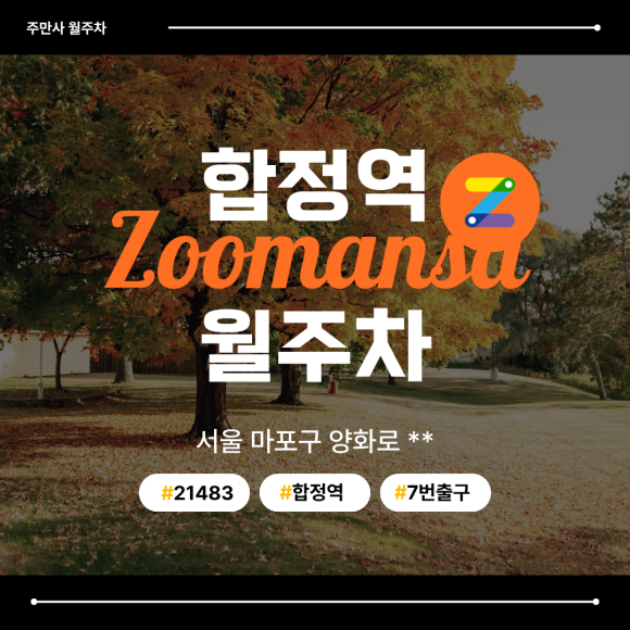 합정역 월주차ㅣ월 20만 원 기계식 타워 입고 기준 가이드 (싼타페 가능 / G80·전기차 불가) 대표 이미지