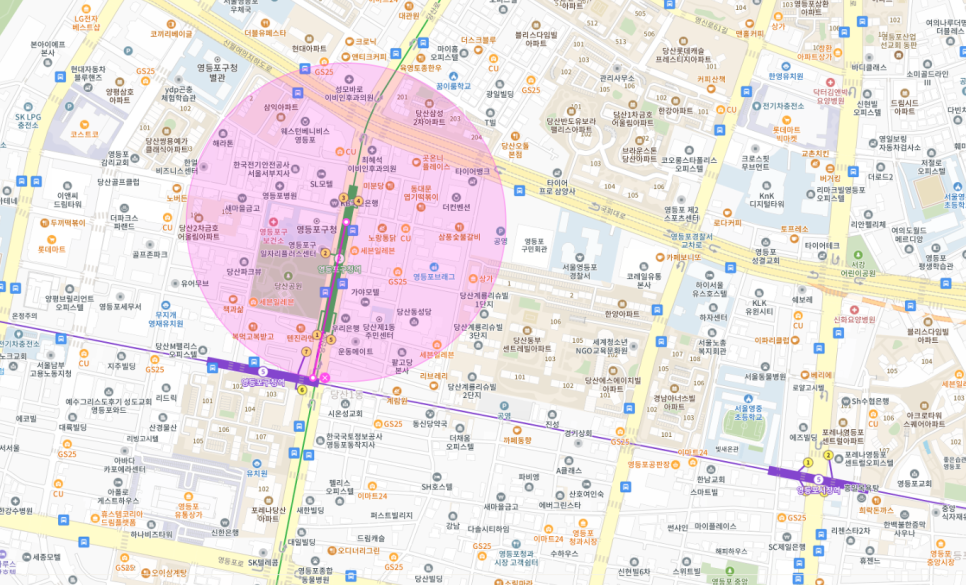 문래동 공영주차장 필요할 땐 주만사 월주차로 / 영등포구 당산동 자리