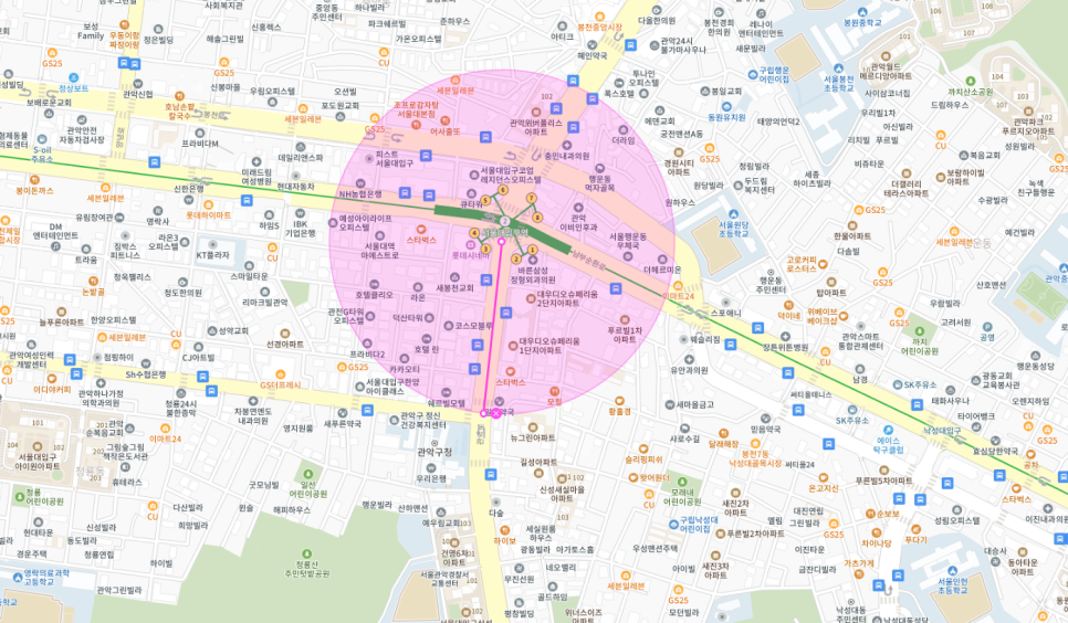 서울대입구 주차장 필요할 땐 주만사 월주차로 / 관악구 봉천동 자리
