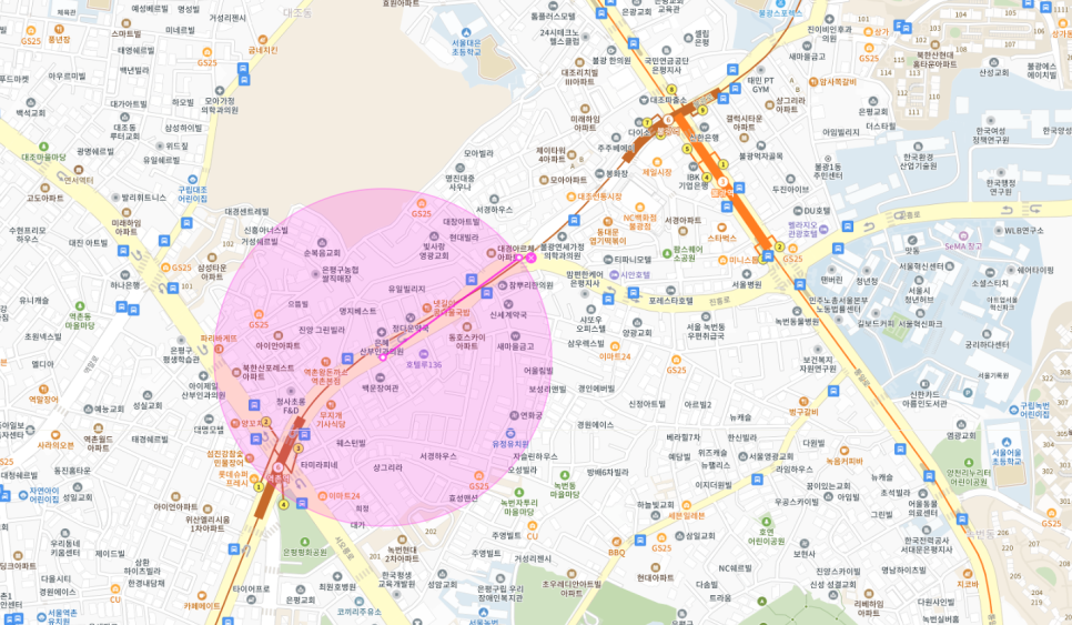 불광역 공영주차장 필요할 땐 주만사 월주차로 / 은평구 녹번동 자리