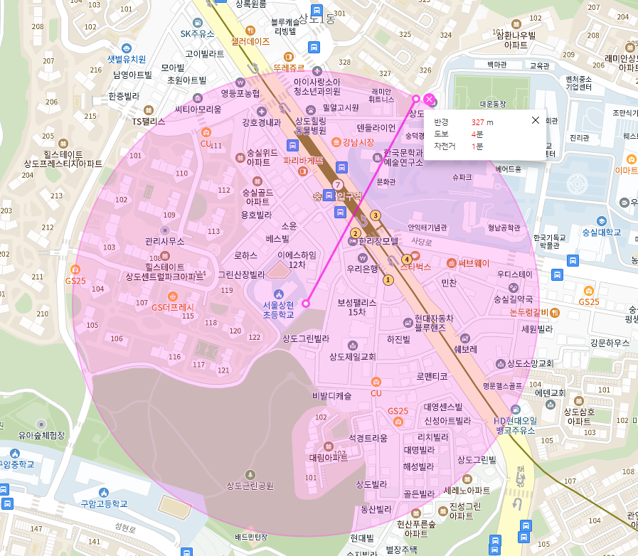 숭실대입구역 월주차 필요할 땐 주만사 주차장ㅣ동작구 상동로, 숭실대입구역, 서울상현초 인근 주차장  ㅣ 월 13만원 이용 가능
