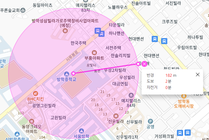 방학동 월주차 방학중학교 인근 가까운 주차장