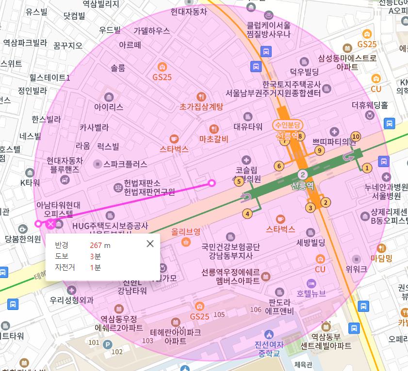 선릉역 월주차 5번 출구 인근 추천 장소