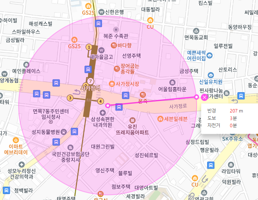 주차 고민하지마 사가정역 월주차