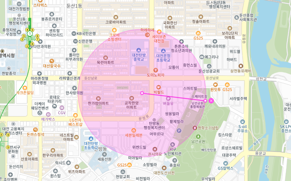 탄방동 월주차 _ 공작 네거리와 대전 탄방중학교 인근 숨겨진 주자창 정보가 궁금하다면?