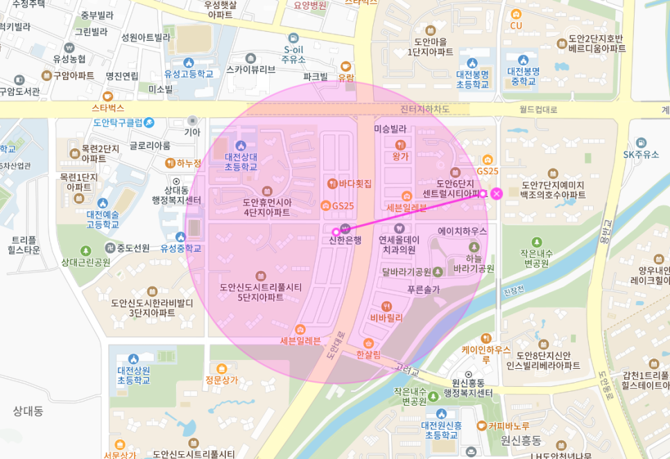 상대동 월주차 _도안신도시트리풀시티 4단지 아파트 바로 앞에 있는 공유 주차장 정보가 궁금하다면?