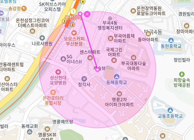 금정구 부곡동 월주차 _  온천장역 2번 출구에서 5분 이내에 도착하는 주차장 정보 알려드립니다!