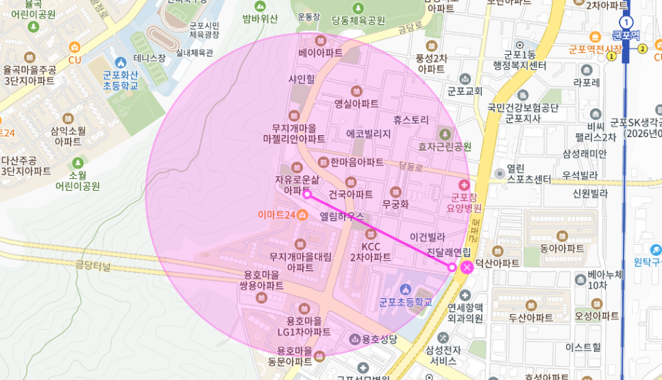 당동 월주차 _ 군포초등학교 인근에 숨어있는 월주차장 정보 알려드릴게요!