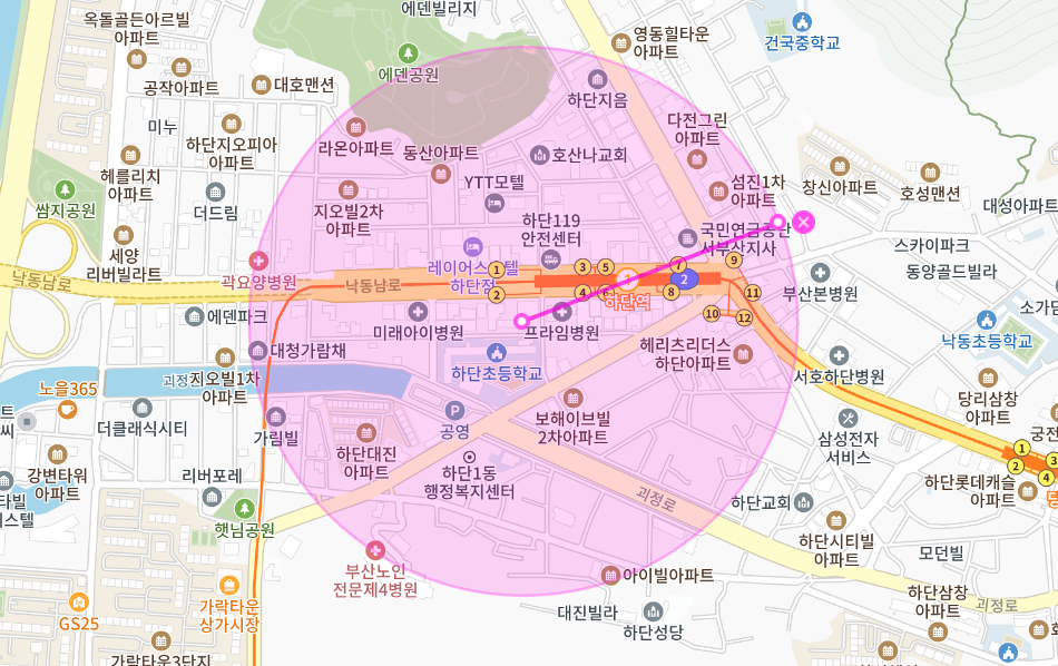 하단동 월주차 _ 하단역 2번 출구에서 나오자마자 월주차장이 딱!!! 주만사에서 알려드립니다!