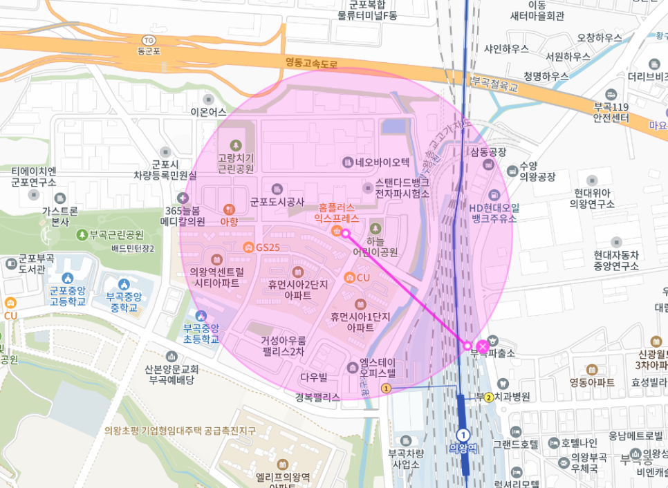 부곡동 월주차장 _  의왕역과 홈플러스 인근에 있는 월주차장 위치가 알고 싶다면??
