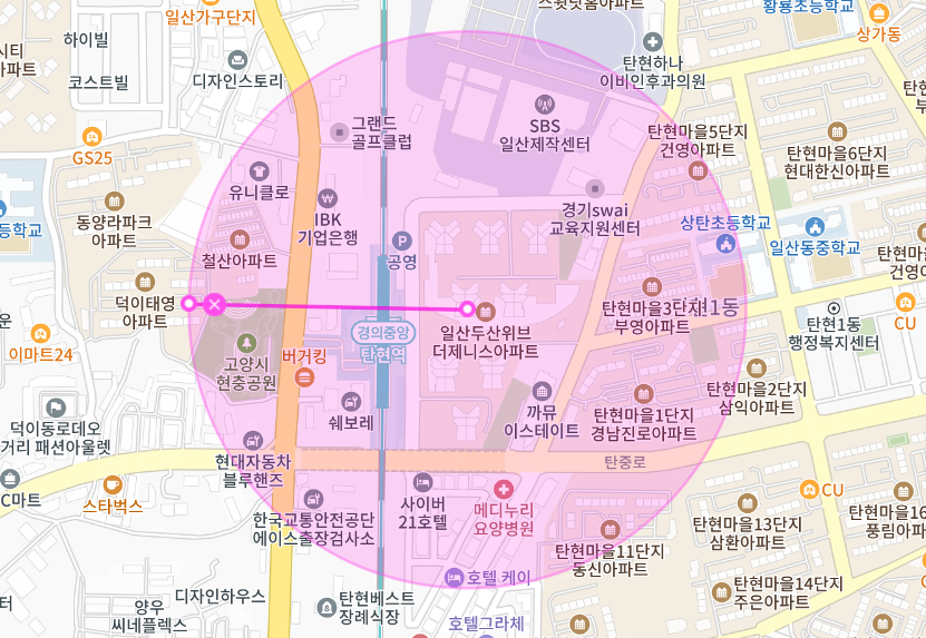 탄현동 월주차장 _  고양시 탄현역에서 2분 거리에 있는 월주차장 정보!