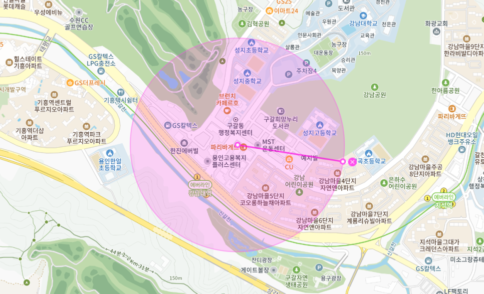 구갈동 월주차 _ 용인시 성지초/중/고등학교 바로 옆에 비어있는 월주차장 빠르게 가져가세요