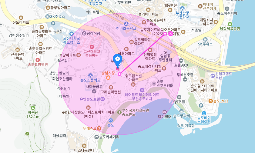 암남동 월주차 _ 부산 송도 해수욕장에서 가까운 곳에 월주차장이 있다니?