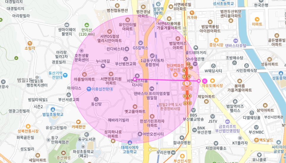 범일동 월주차 _ 범일역/현대백화점 부산점에서 5분 걸리는 월주차장 누구보다 빠르게 신청하세요