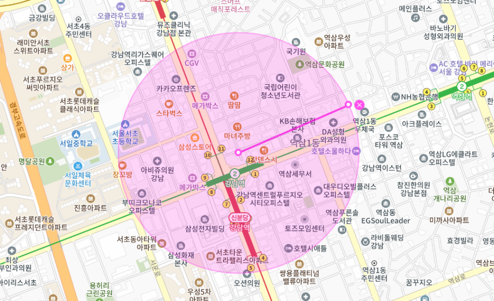 강남역 월주차 _ 이런 위치에 이런 월주차장은 없었다. 탑차까지 주차 가능한 곳