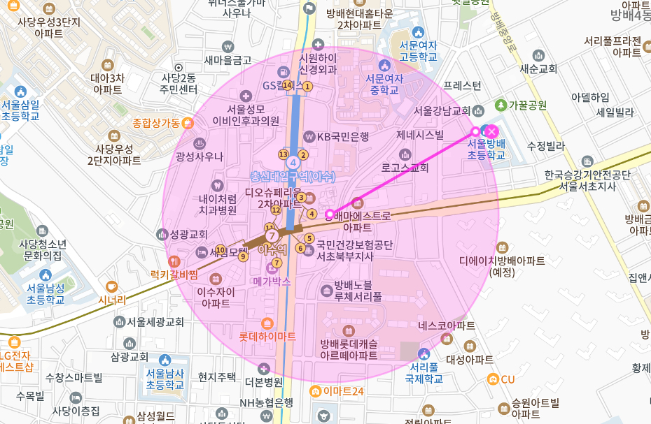 총신대입구역 월주차 _ 이수역도 가까운 초 역세권 주차장! 지정석 단일 주차도 가능