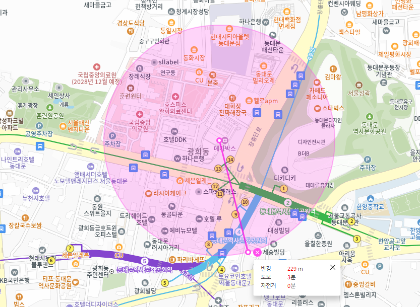 동대문역사문화공원역 월주차 _동역사 14번출구 바로 근처 주차장