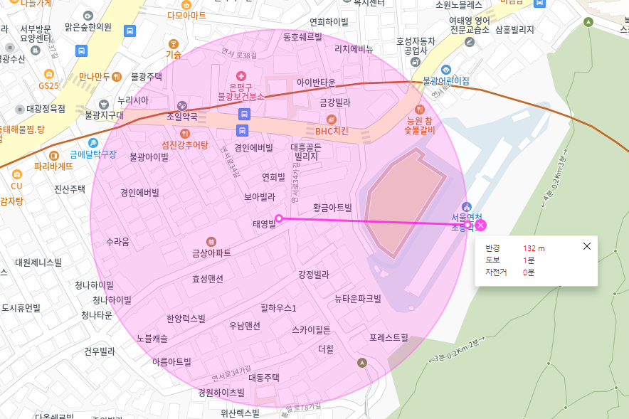 불광동 월주차 _ 연천 초등학교 근처 주차장
