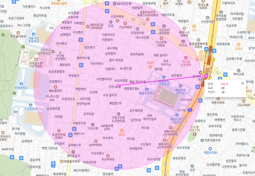 구산동 월주차 _ 구산동 예일고등학교 근처 주차장
