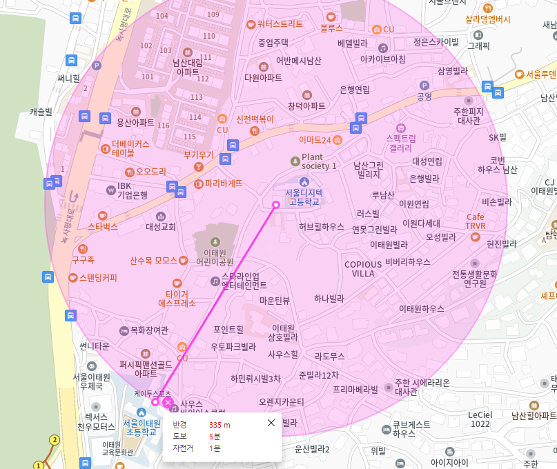 이태원동 월주차 _  디지텍고 근처 월정기주차장