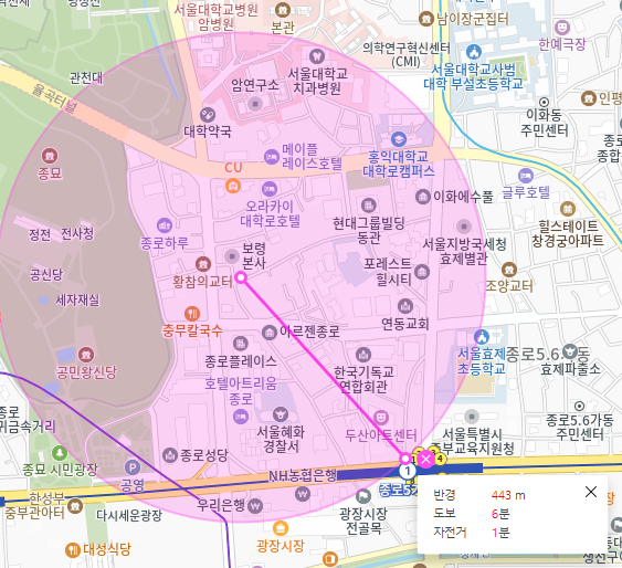 종로5가역 월주차_보령본사 근처 주차장