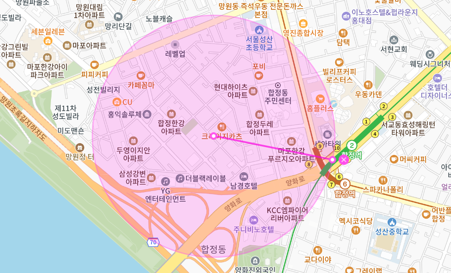 합정동 월주차 _ 합정역 8번 출구에서 3분이면 도착해요
