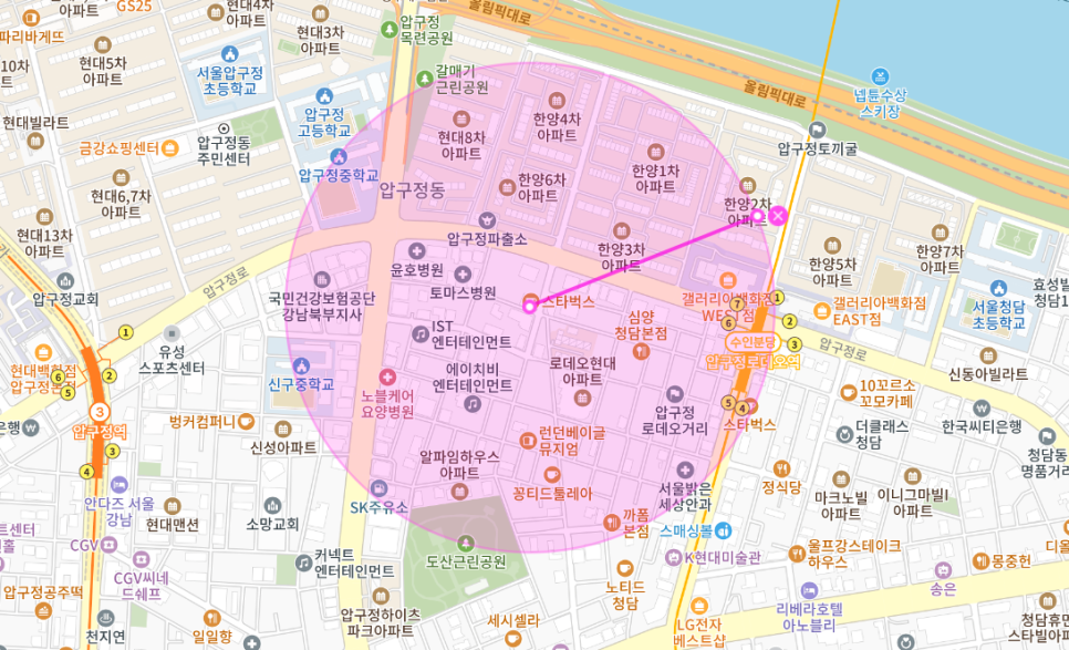 압구정로데오역 월주차 _ 강남에서 24시간 단일 주차가 가능한 주차장 필요하시죠?