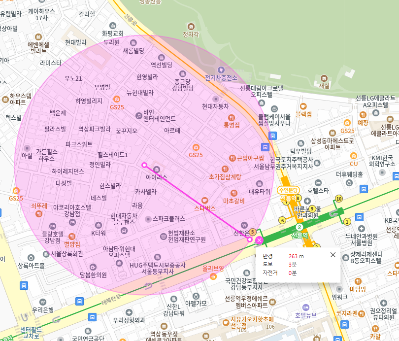 선릉 월주차,  역 근처 도보 3분 주차장