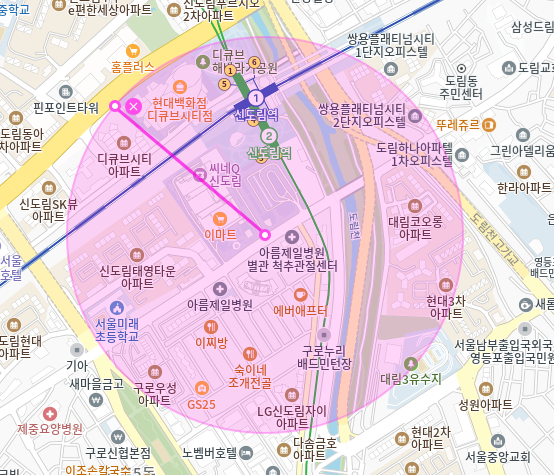 신도림 월주차_신도림역, 현대백화점 근처 주차장