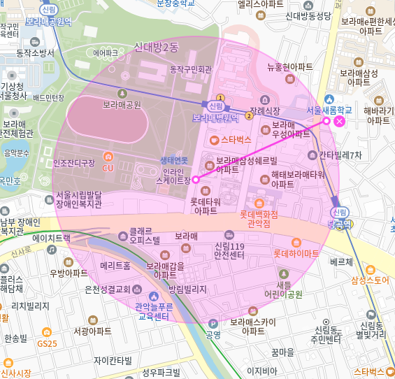 당곡역 월주차_당곡역, 롯데백화점 근처 주차장
