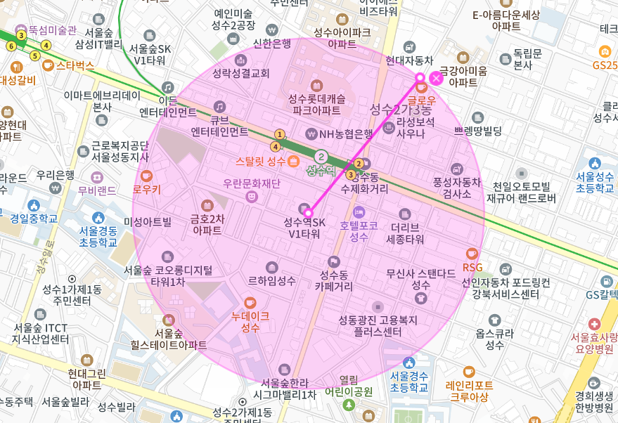 성수 월주차 _ MZ의 성지! 팝업 스토어로 유명한 성수동에 있는 월주차장