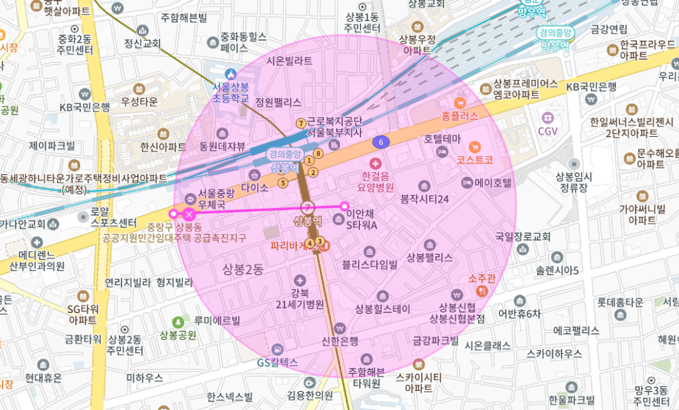 상봉역 주차장_ 지하철 2번,3번 출구에서 3분 걸리는 기계식 주차장