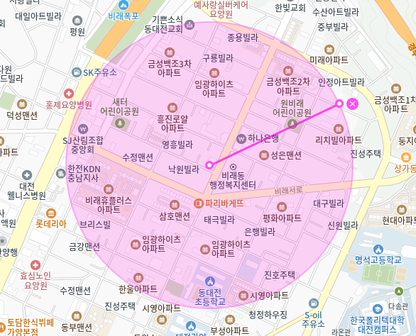 비래동 월주차_대전 남경빌딩 Tmap 제휴 월주차장