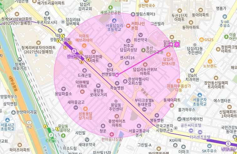 답십리역 월주차_동대문구 Tmap 제휴 평화빌딩 월주차장