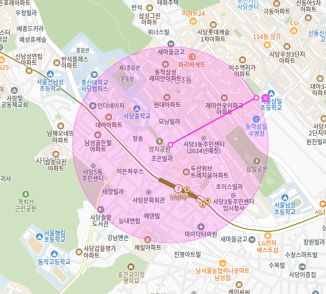 남성역 월주차_동작구 총신대학교 인근 월주차장