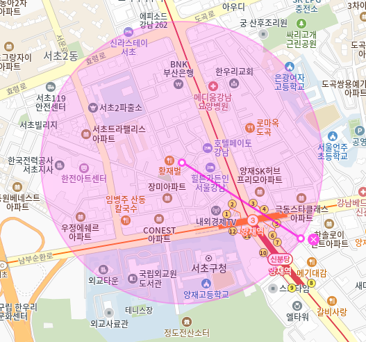 양재역 월주차_서초구청, 양재역 3분 거리 24시 주차장
