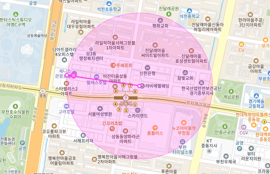부천 월주차 _ 상동역 7번 8번 출구 진짜 바로 앞에 있는 24시간 주차장