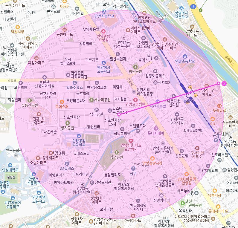 안양역 월주차_안양역, 안양공업고등학교 근처 월주차장
