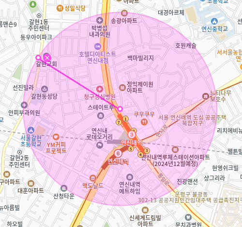 연신내 월주차_연신내역 도보 2분 거리 월주차장