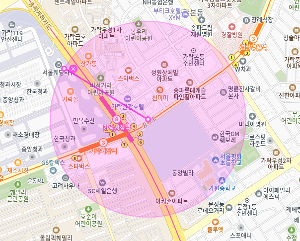 가락시장역 월주차_가락시장역 도보 1분 거리 24시 주차장