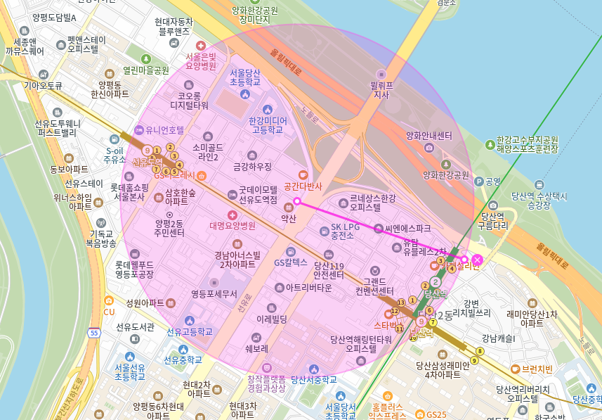 선유도역 월주차_ 선유도역과 양화한강공원이 내 주차장 인근에 있다?