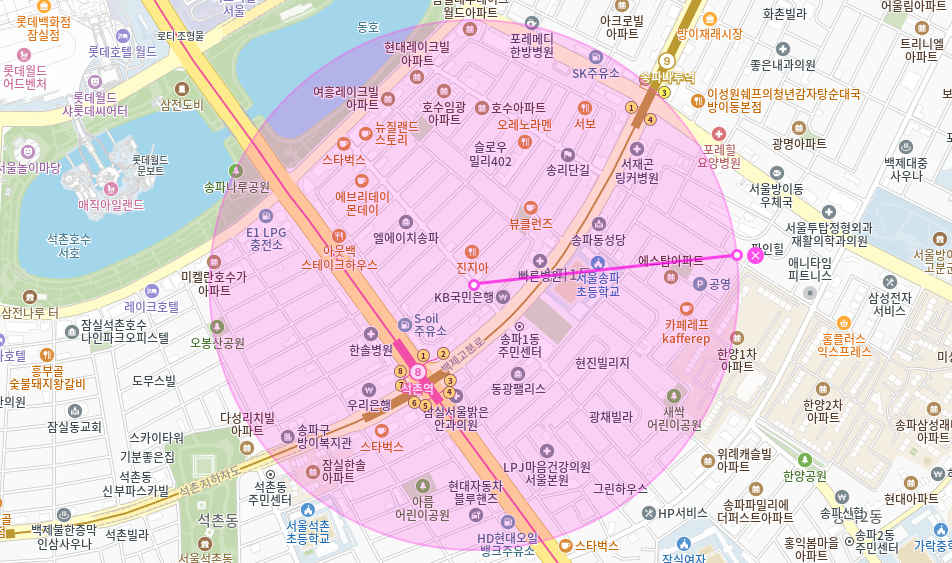 석촌역 월주차_ 2번출구 인근 내주차장있고 석촌호수까지있는데 아직도 이용안하시나요?