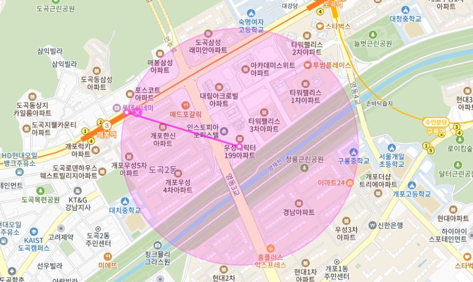매봉역 주차장 _ 매봉역까지 걸어서 딱 5분 걸리는 주차장 여기 있슈!